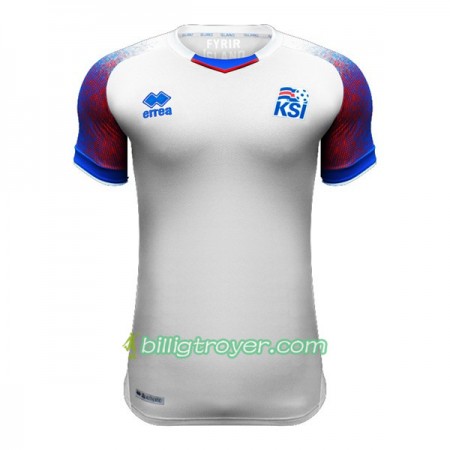 Billige Fotballdrakter Island VM 2018 Bortedraktsett